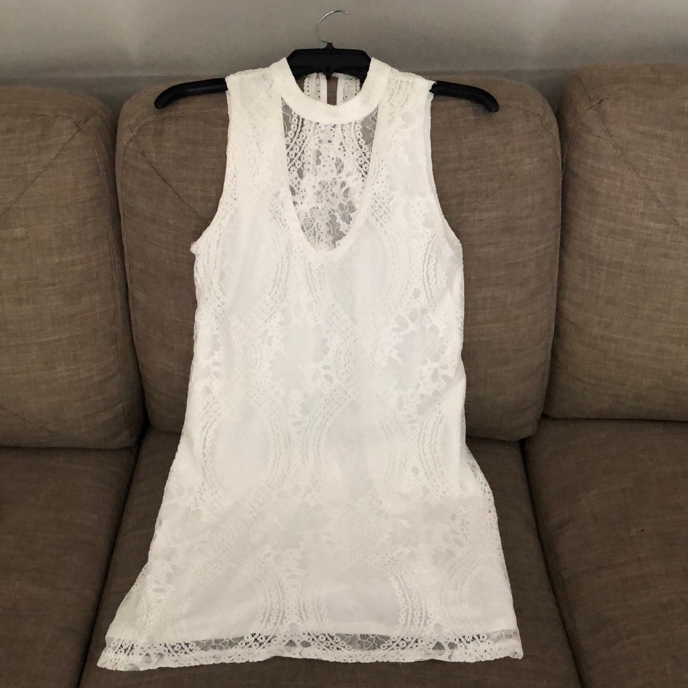 Francescas white dress